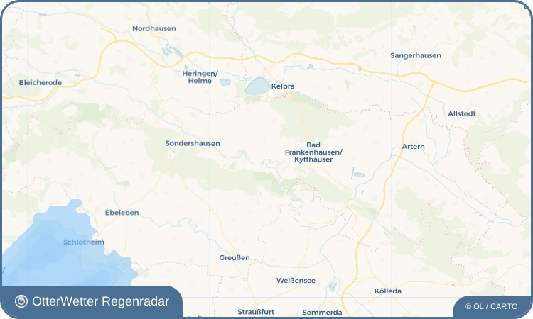 Widget-Vorschau für Göllingen Wetter-Widget-Vorschau mit Vorhersagedaten für Göllingen