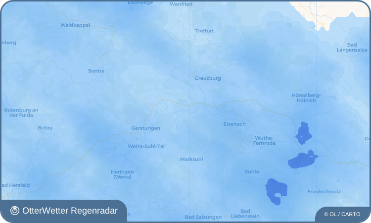 OtterWetter Regenradar-Widget Göringen
