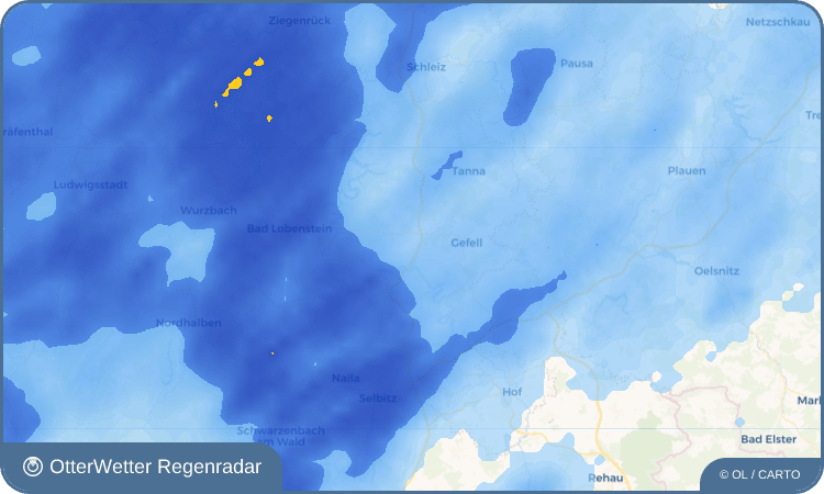 OtterWetter Regenradar-Widget Göritz