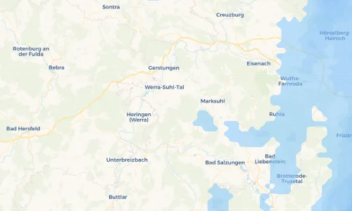 Regenradar Vorschaubild - Aktuelle Niederschläge in Gospenroda und Umgebung