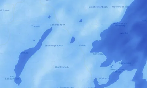 Regenradar Vorschaubild - Aktuelle Niederschläge in Goßmannsrod und Umgebung