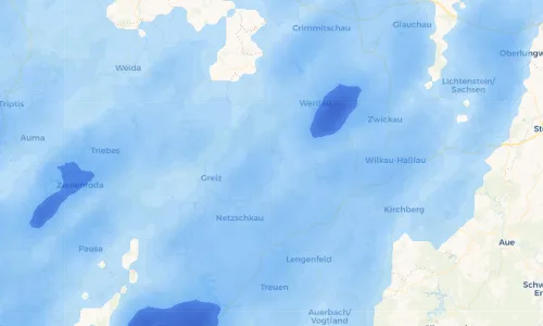 Regenradar Vorschaubild - Aktuelle Niederschläge in Gottesgrün und Umgebung