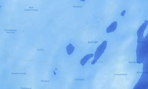 Regenradar Vorschaubild - Aktuelle Niederschläge in Gottstedt und Umgebung