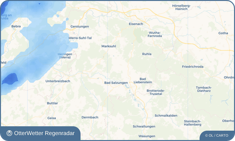 OtterWetter Regenradar-Widget Gräfen-Nitzendorf