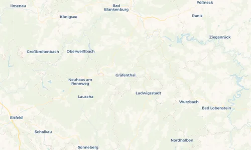 Regenradar Vorschaubild - Aktuelle Niederschläge in Gräfenthal und Umgebung