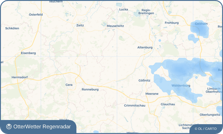 OtterWetter Regenradar-Widget Graicha