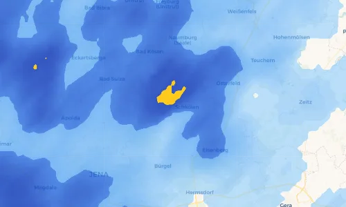 Regenradar Vorschaubild - Aktuelle Niederschläge in Graitschen auf der Höhe und Umgebung