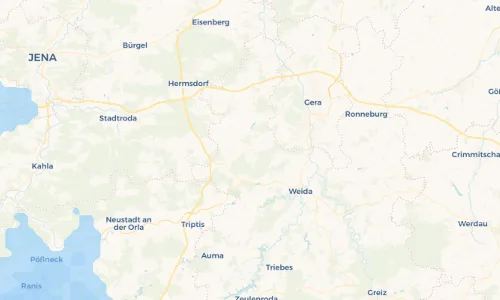 Regenradar Vorschaubild - Aktuelle Niederschläge in Großbocka und Umgebung