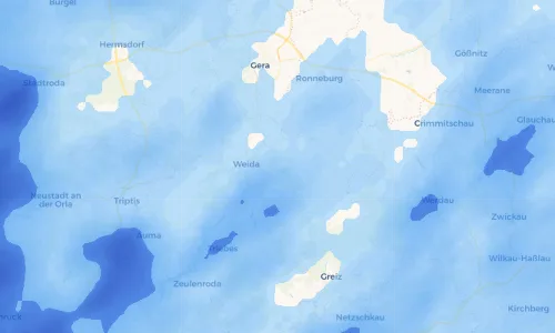 Regenradar Vorschaubild - Aktuelle Niederschläge in Großdraxdorf und Umgebung