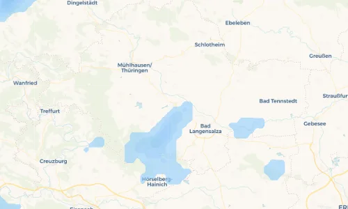 Regenradar Vorschaubild - Aktuelle Niederschläge in Großengottern und Umgebung