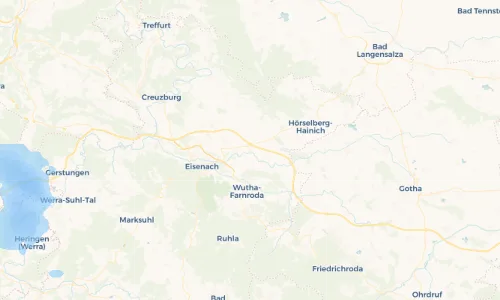 Regenradar Vorschaubild - Aktuelle Niederschläge in Großenlupnitz und Umgebung
