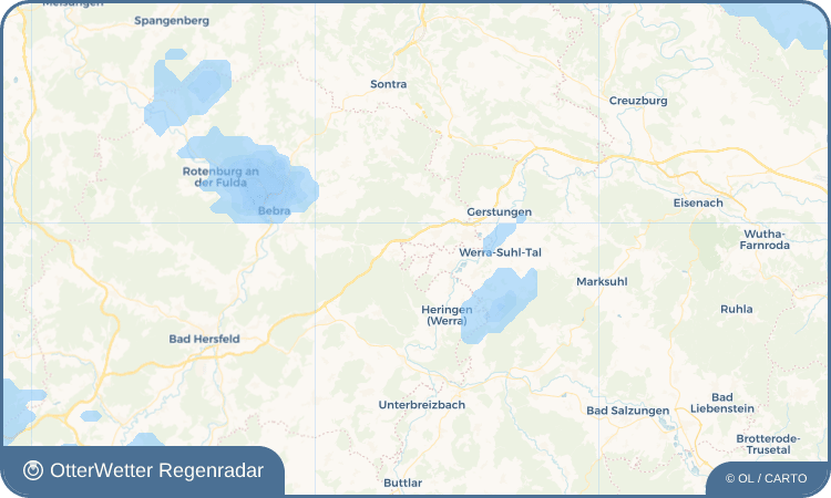 OtterWetter Regenradar-Widget Großensee
