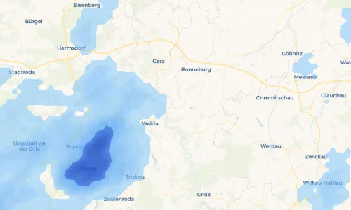 Regenradar Vorschaubild - Aktuelle Niederschläge in Großfalka und Umgebung