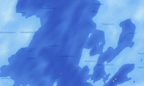 Regenradar Vorschaubild - Aktuelle Niederschläge in Großgeschwenda und Umgebung