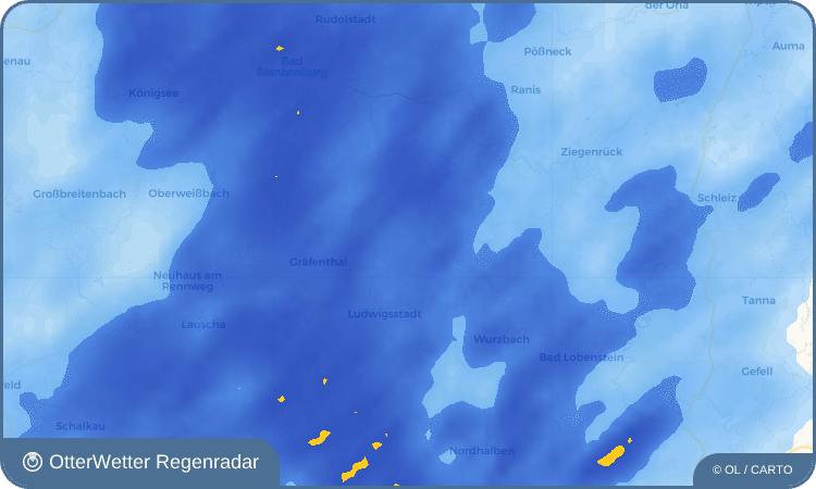Widget-Vorschau für Großgeschwenda Wetter-Widget-Vorschau mit Vorhersagedaten für Großgeschwenda