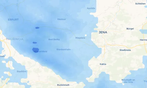 Regenradar-Vorschau: aktuelle Niederschläge in Großlohma und Umgebung