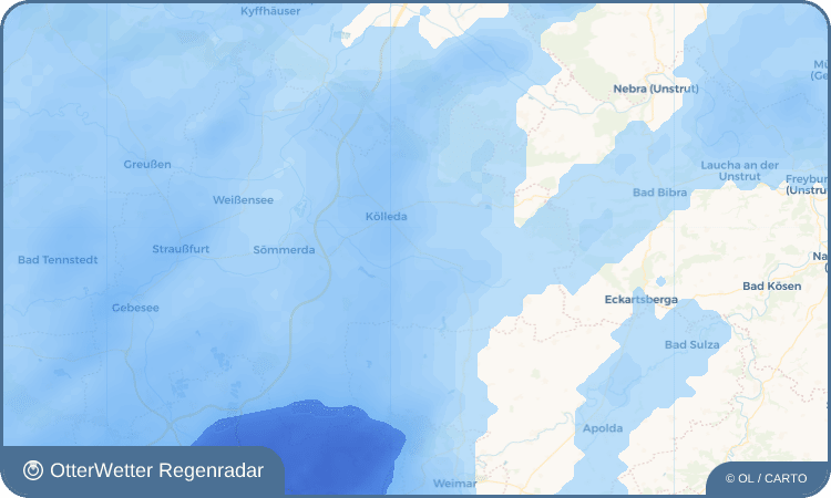OtterWetter Regenradar-Widget Großneuhausen