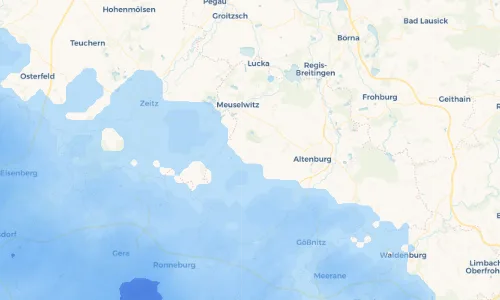Regenradar Vorschaubild - Aktuelle Niederschläge in Großröda und Umgebung
