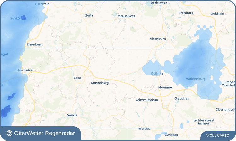 OtterWetter Regenradar-Widget Großstechau
