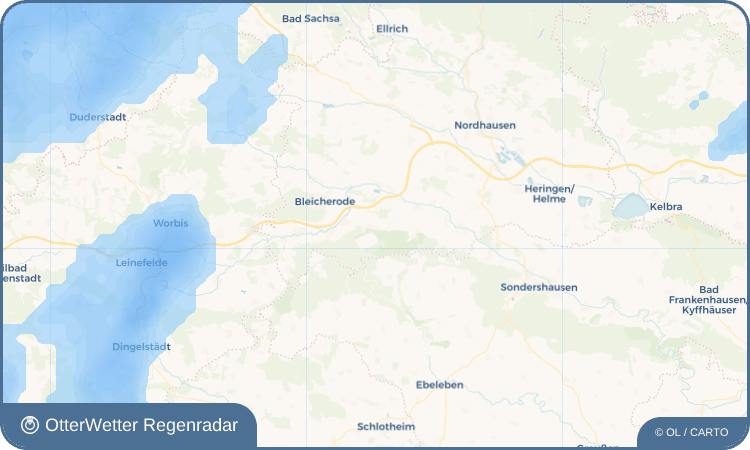 Wetter-Widget-Vorschau mit Vorhersagedaten für Großwenden