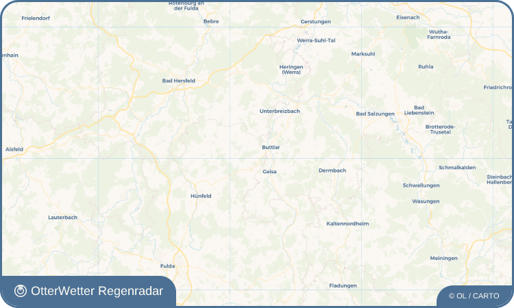 OtterWetter Regenradar-Widget Grüsselbach