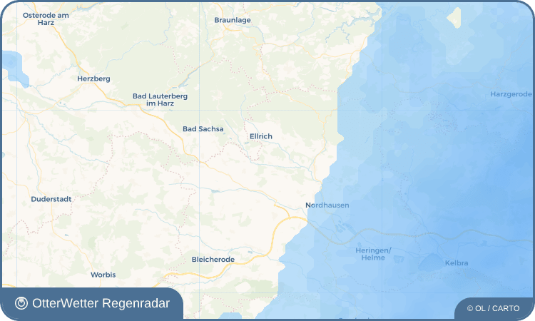 Wetter-Widget-Vorschau mit Vorhersagedaten für Gudersleben