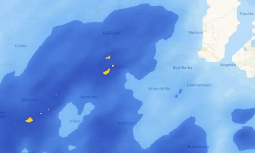 Regenradar Vorschaubild - Aktuelle Niederschläge in Gügleben und Umgebung
