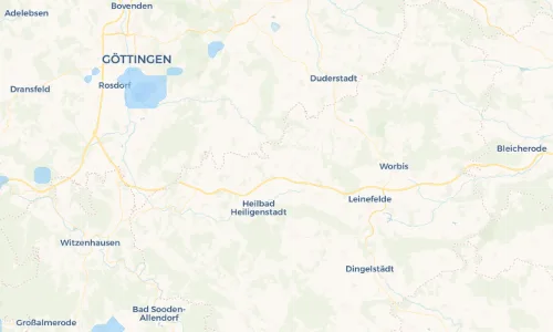 Regenradar Vorschaubild - Aktuelle Niederschläge in Günterode und Umgebung