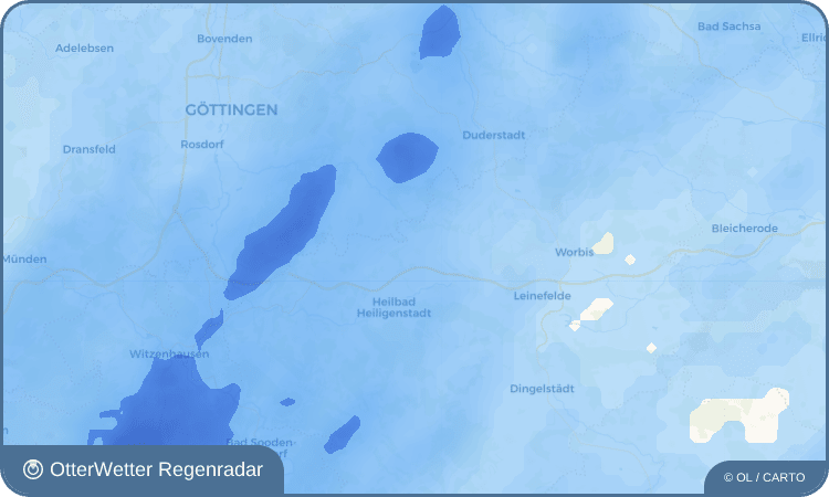 Widget-Vorschau für Günterode Wetter-Widget-Vorschau mit Vorhersagedaten für Günterode