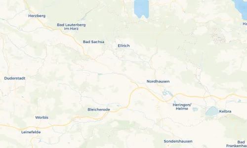 Regenradar Vorschaubild - Aktuelle Niederschläge in Günzerode und Umgebung