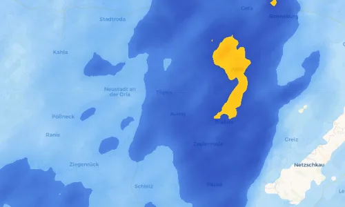 Regenradar Vorschaubild - Aktuelle Niederschläge in Gütterlitz und Umgebung
