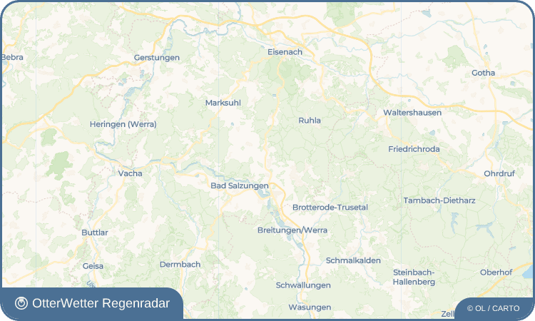 OtterWetter Regenradar-Widget Gumpelstadt