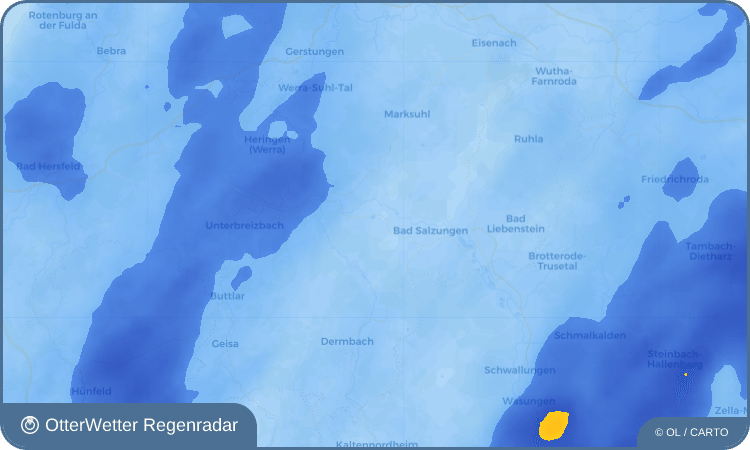 OtterWetter Regenradar-Widget Hämbach