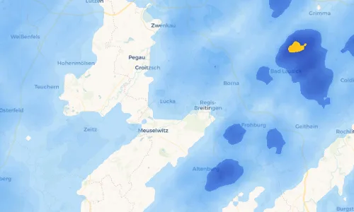 Regenradar Vorschaubild - Aktuelle Niederschläge in Hagenest und Umgebung