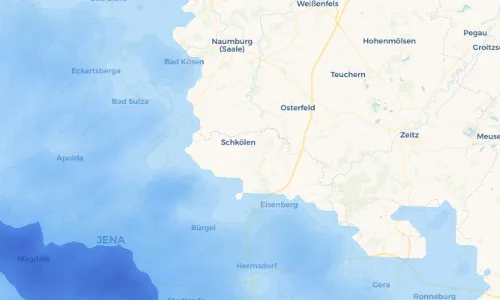 Regenradar Vorschaubild - Aktuelle Niederschläge in Hainchen und Umgebung