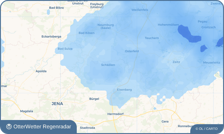 OtterWetter Regenradar-Widget Hainchen