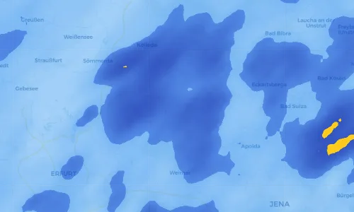 Regenradar Vorschaubild - Aktuelle Niederschläge in Haindorf und Umgebung