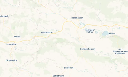 Regenradar Vorschaubild - Aktuelle Niederschläge in Hainrode und Umgebung