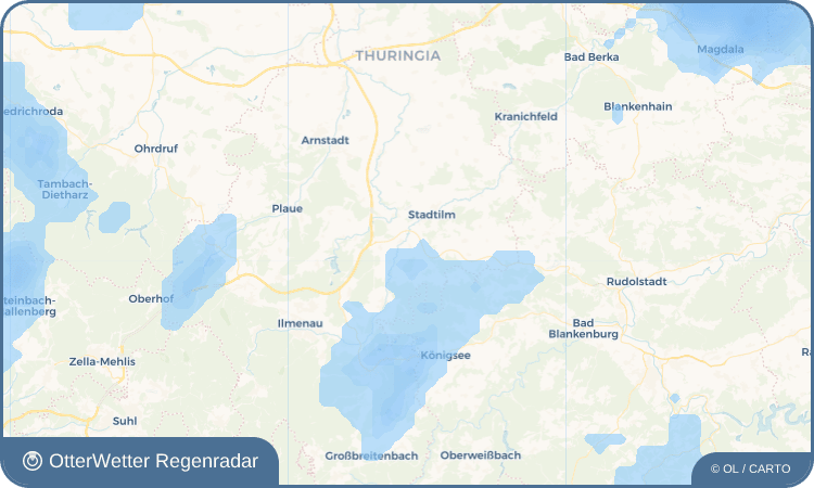 Widget-Vorschau für Hammersfeld Wetter-Widget-Vorschau mit Vorhersagedaten für Hammersfeld
