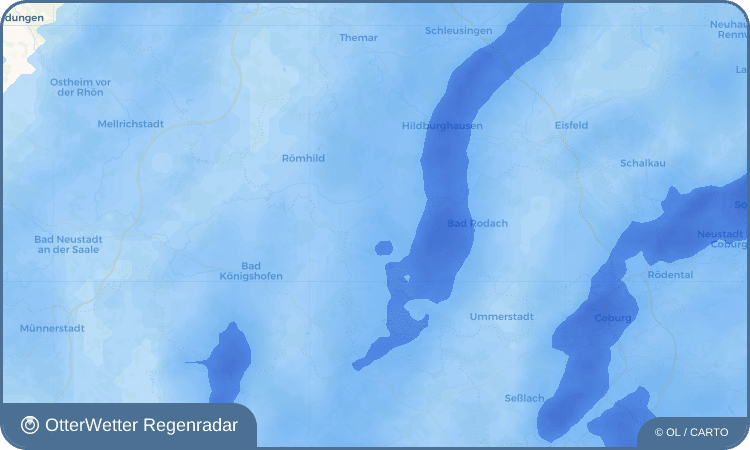 Widget-Vorschau für Haubinda Wetter-Widget-Vorschau mit Vorhersagedaten für Haubinda