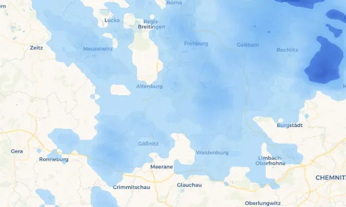 Regenradar Vorschaubild - Aktuelle Niederschläge in Hauersdorf und Umgebung