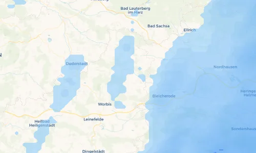 Regenradar Vorschaubild - Aktuelle Niederschläge in Hauröden und Umgebung