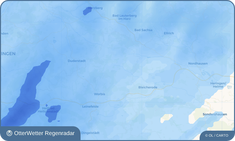 OtterWetter Regenradar-Widget Hauröden