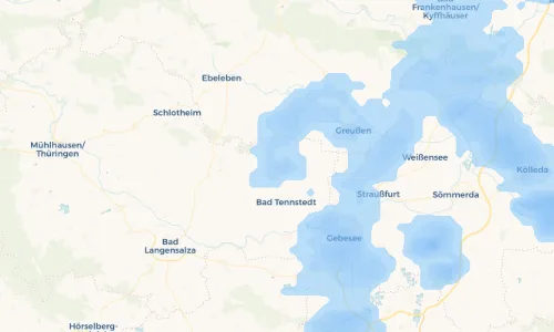 Regenradar Vorschaubild - Aktuelle Niederschläge in Haussömmern und Umgebung