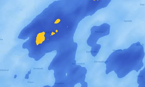 Regenradar Vorschaubild - Aktuelle Niederschläge in Hayn und Umgebung