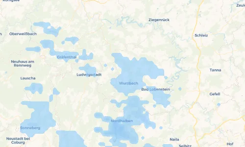 Regenradar Vorschaubild - Aktuelle Niederschläge in Heberndorf und Umgebung