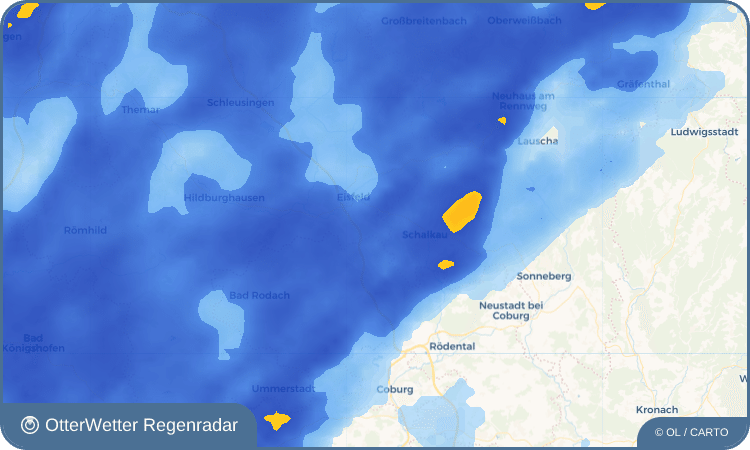 OtterWetter Regenradar-Widget Heid