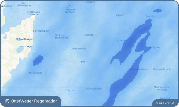 OtterWetter Regenradar-Widget Heidersbach