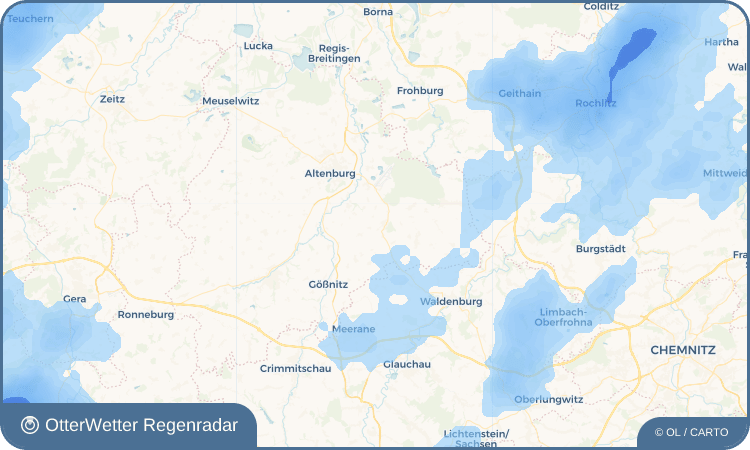 OtterWetter Regenradar-Widget Heiersdorf