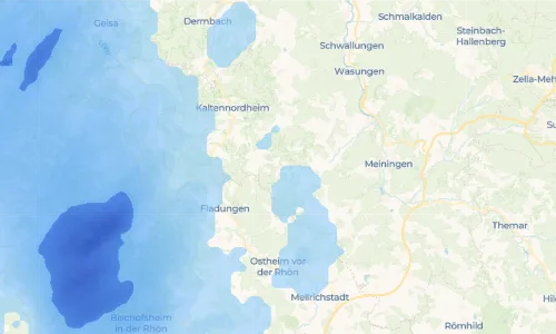 Regenradar-Vorschau: aktuelle Niederschläge in Helmershausen und Umgebung